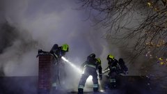 požar Slovenija Ljubljana gasilec gasilci Celovška cesta Vižmarje