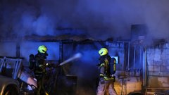 požar Slovenija Ljubljana gasilec gasilci Celovška cesta Vižmarje