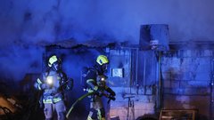 požar Slovenija Ljubljana gasilec gasilci Celovška cesta Vižmarje