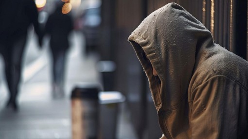 Brezdomec si je v kanalizaciji uredil dom: pohištvo našel v smetnjakih, a nekaj mu res greni življenje pod površjem