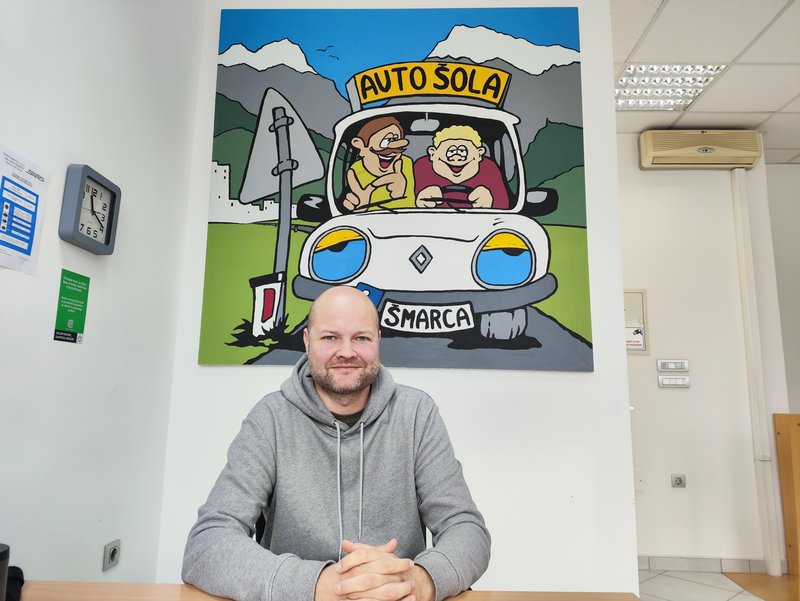 Direktor avtošole Šmarca Borut Žagar