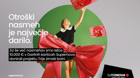 Supernova s srčno donacijo poskrbela za iskrice v otroških očeh