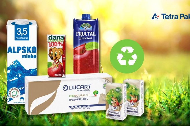 Pravilno ravnanje potrošnikov z izpraznjeno embalažo Tetra Pak omogoči, da zaživi novo življenje