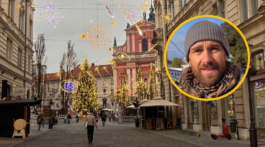 Ljubljanska občina pod plazom kritik: "Zakaj ne daste možnosti še komu drugemu, da načrtuje božično okrasitev?" (foto: Uredništvo/Facebook/Mestna občina Ljubljana/posnetek zaslona)