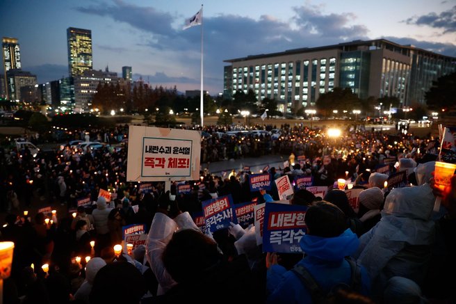 koreja protest