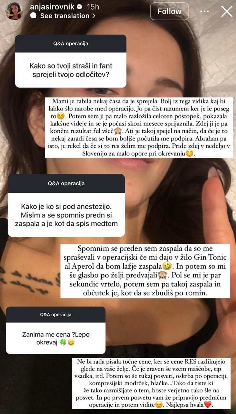 Na poseg se je pripravljala dve leti.
