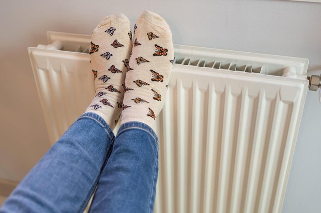 stopala mraz radiator zima