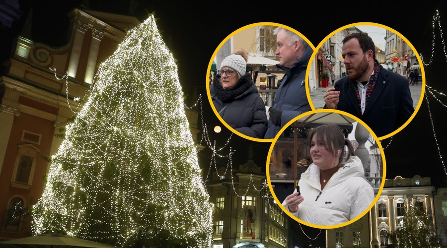 Mimoidoči brez dlake na jeziku o praznični Ljubljani: "Lani mi je bila bolj ... " (VIDEO) (foto: Bobo/Uredništvo/fotomontaža)