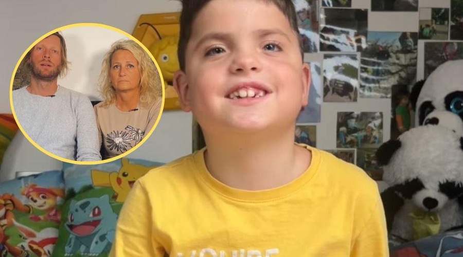 Bolezen vse hitreje napreduje, sedemletni Matic upa na "božični čudež" (foto: Facebook/Društvo Viljem Julijan/fotomontaža)