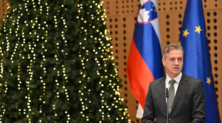 Golob o globalnih razmerah: od menjave oblasti v ZDA do evropskih investicij (foto: BOBO/Žiga Živulović jr.)