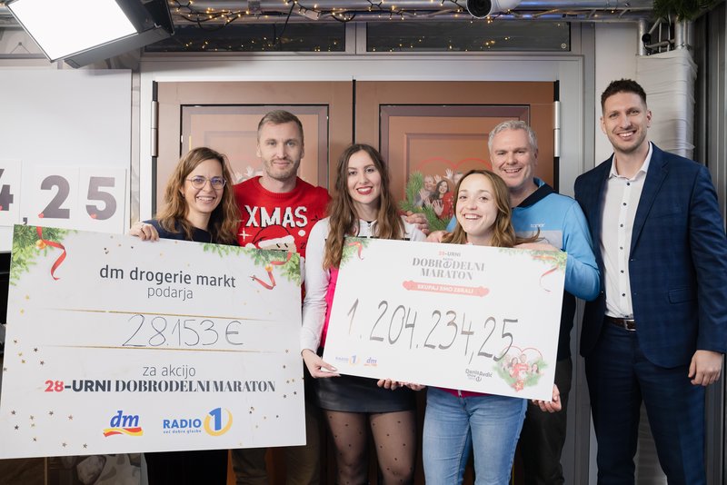 Zbrali so rekorden znesek.