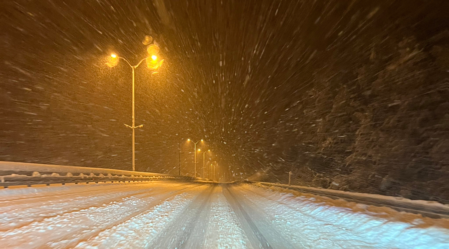 Zaradi snega in vetra v zahodni BiH začasno ustavljen promet, težave tudi v Srbiji (foto: Facebook)