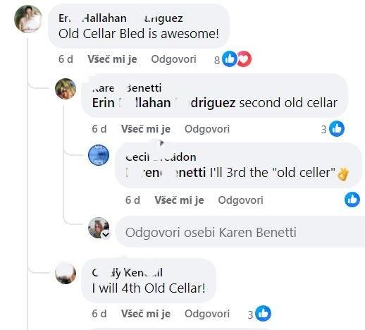Stara klet gostilna Bled post objava odgovori