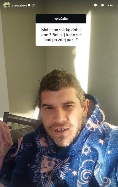 Luka po šovu pridobil nekaj kilogramov, tako je videti danes