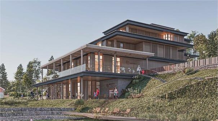 Na Koroškem raste nov hotel: tako bo izgledal (FOTO) (foto: Facebook/Arhionik)