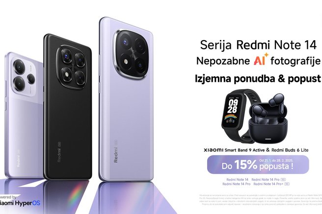 Xiaomi predstavlja serijo Redmi Note 14: Profesionalna fotografija in vzdržljivost sta glavni značilnosti nove serije