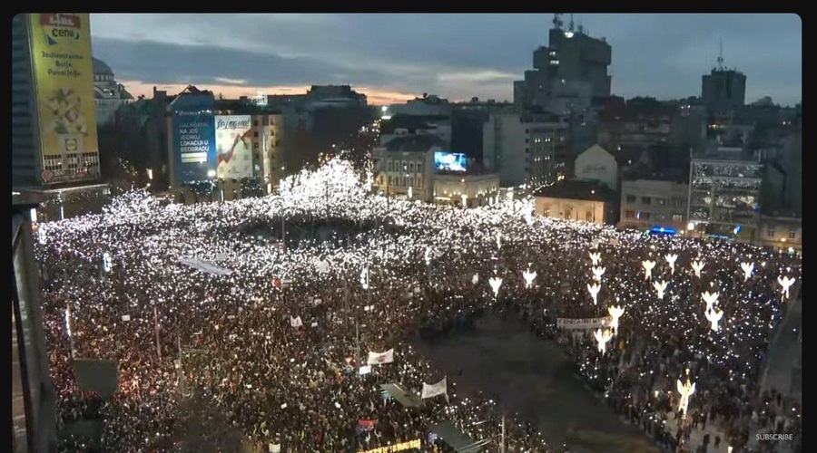 Prekinitev pouka v številnih šolah kot podpora študentskim protestom (foto: Profimedia)
