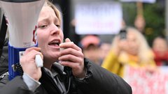 Ljubljana srbsko veleposlanistvo protest