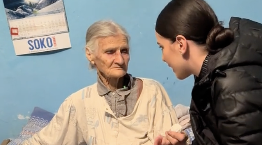 Pretresljiva zgodba: pri 91 letih živi v samoti, njene besede ob obisku so poskrbele za solze na licih (VIDEO) (foto: TikTok/fondacija_tamara_m)