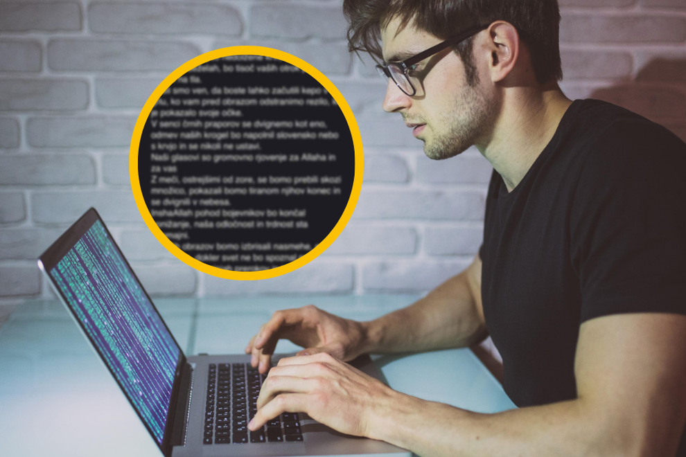 programer računalništvo sporočilo grožnja