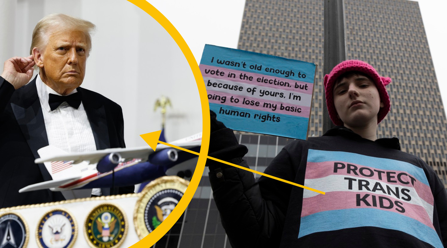 Trump podpisal izvršilni ukaz, ki omejuje spremembo spola mladoletnih oseb (foto: Profimedia)