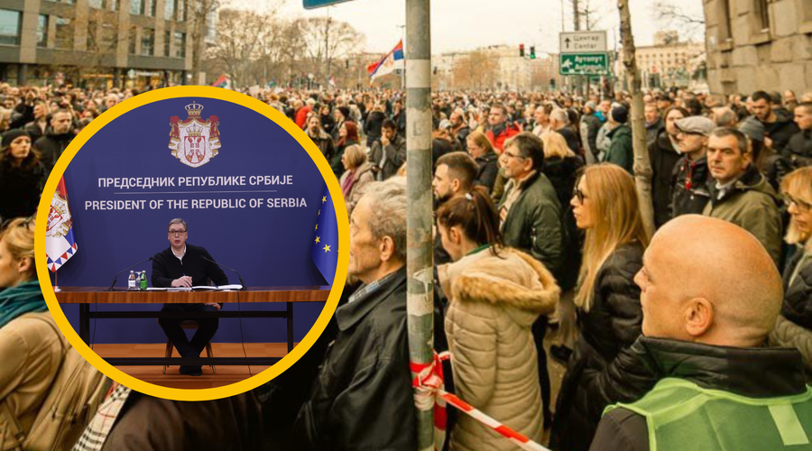 Študentski protesti v Srbiji se nadaljujejo: zahteve ostajajo neizpolnjene, napovedan najdaljši protest (foto: Profimedia)