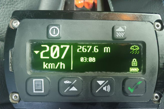 Policija celje avtocesta divjanje 207