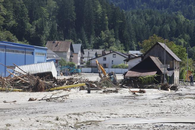 Mežica, poplave