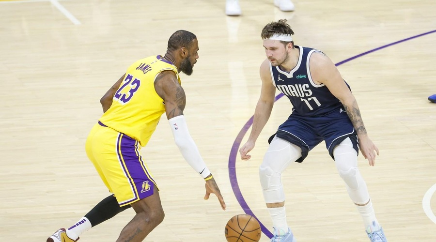 LeBron James o duetu z Dončićem: "To bo nekaj posebnega" (foto: Profimedia)