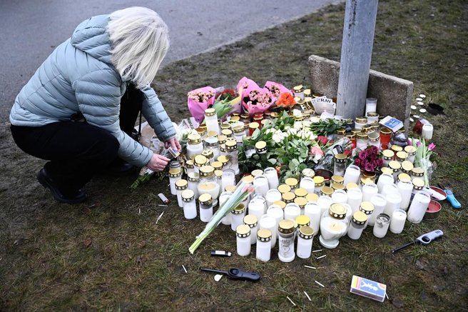 Svedska streljanje zalovanje svece