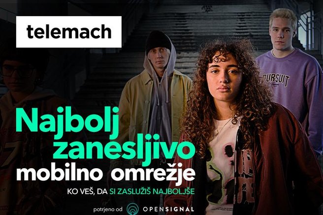 Telemach Slovenija: najzanesljivejše mobilno omrežje, ki povezljivost nadgrajuje s tehnologijo naslednje generacije