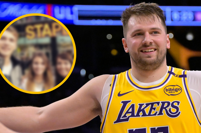 Luka Dončić Anamaria Goltes Mirjam Poterbin Crypto.com Los Angeles košarka arena