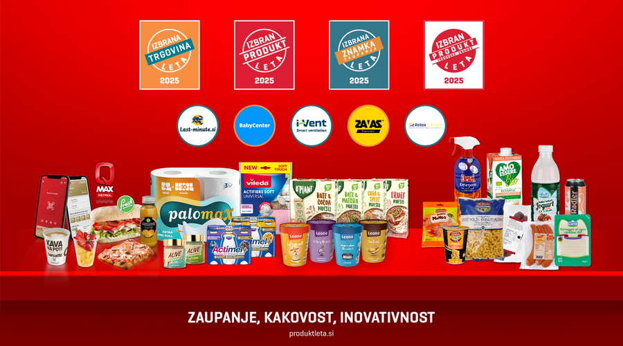 Kdo so letošnji prejemniki nagrade Izbrana znamka zaupanja leta? (foto: PRODUKT LETA)