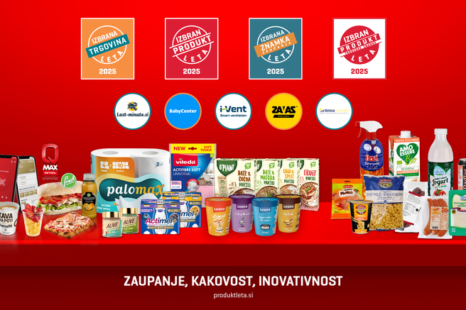 Razkriti so letošnji prejemniki najprestižnejše nagrade izbora slovenskih kupcev in uporabnikov!