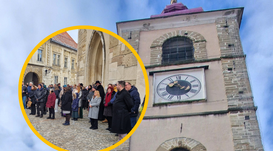 Ko Slovenci stopijo skupaj: prostovoljci z lastnimi rokami obnovili mestni stolp, po letih propadanja je zdaj odprt za javnost (FOTO) (foto: Facebook/Mestna občina Ptuj/T. M/fotomontaža)