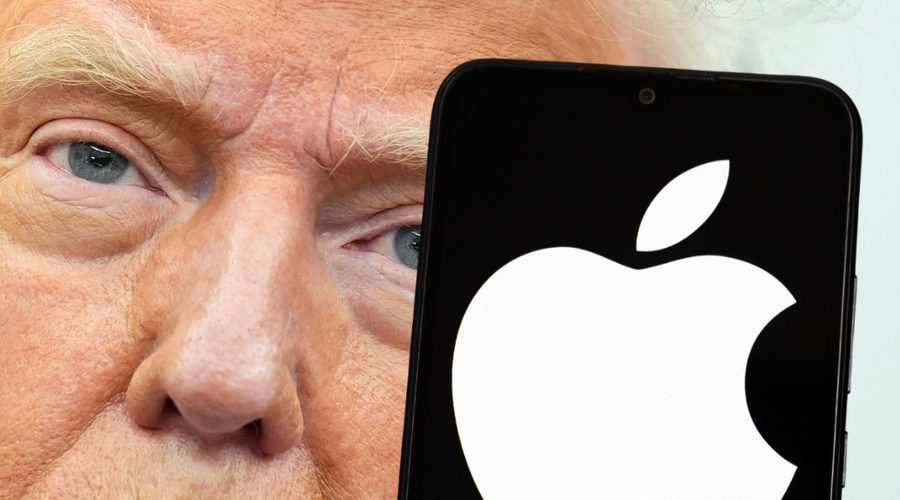 Je Donaldu Trumpu uspelo spodbuditi gospodarstvo? Apple napovedal gromozansko investicijo v ZDA (foto: Profimedia/fotomontaža)