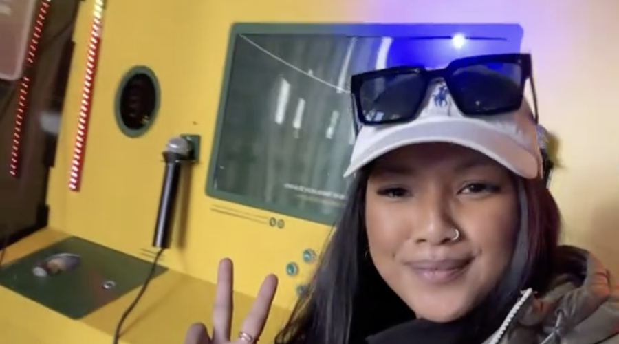 Karaoke v zraku na poti na smučišče? To je edina država na svetu, kjer je to mogoče (foto: TikTok/maiself_2/posnetek zaslona)