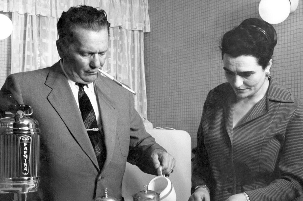 Jovanka Broz, Josip Broz Tito (foto: Profimedia)