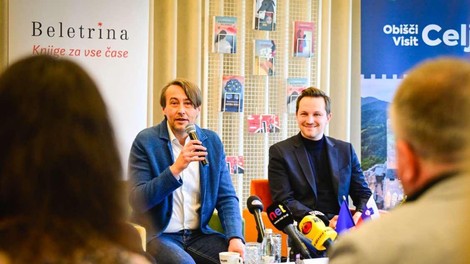Ales Steger Fabula novinarska konferenca Matija Kovac Celje zupan