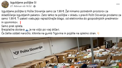 Pošta Slovenije spletna prevara