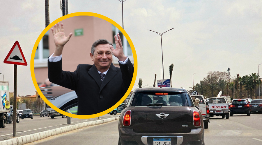 Zaradi Boruta Pahorja zaprli cesto v Egiptu (ne boste verjeli, kakšen je bil razlog) (foto: Profimedia/fotomontaža)
