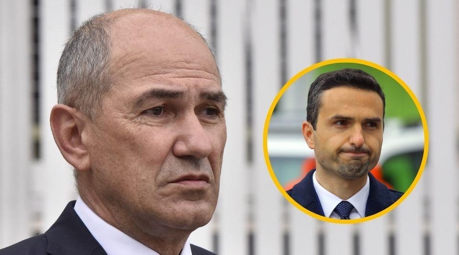 Nov besedni spopad Janše in Tonina: "Najbrž je težko pričakovati od predsednika stranke, da ne bo pisal takih neumnosti" (foto: Bobo/fotomontaža)