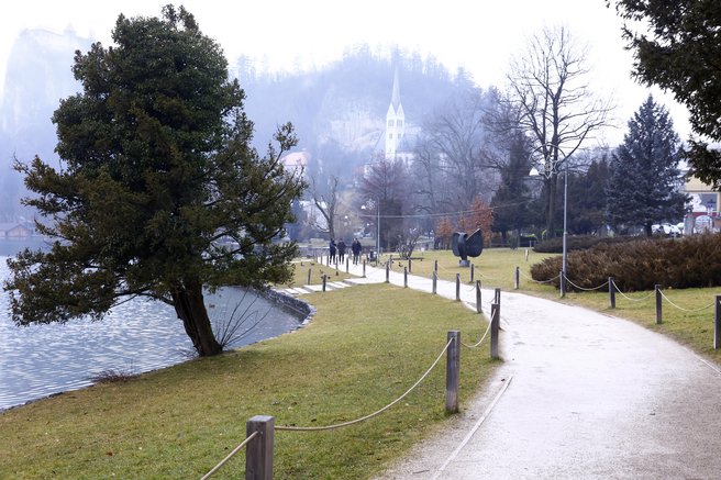 Bled Blejski grad sprehod