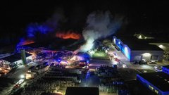 Požar deponija odpadki podjetje CEROP Puconci Občina Puconci