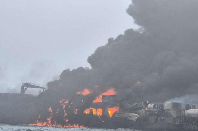 tanker, trčenje
