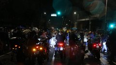 policija protest Srbija študenti
