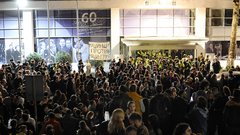 policija protest Srbija študenti