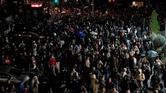 policija protest Srbija študenti