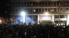 policija protest Srbija študenti