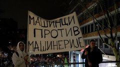 policija protest Srbija študenti